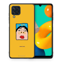Thumbnail for Θήκη Αγίου Βαλεντίνου Samsung M32 4G So Cool από τη Smartfits με σχέδιο στο πίσω μέρος και μαύρο περίβλημα | Samsung M32 4G So Cool case with colorful back and black bezels