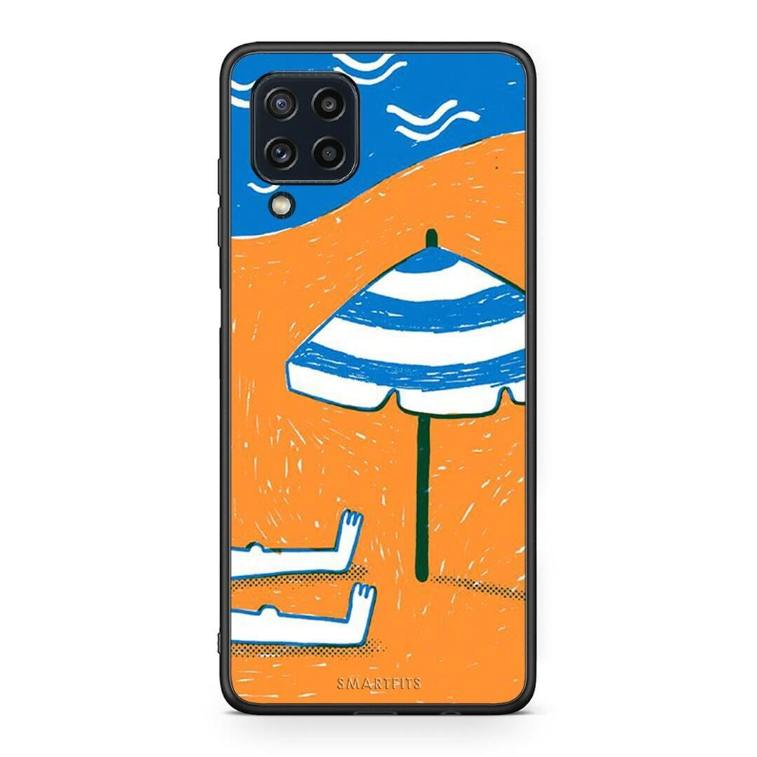 Samsung M32 4G Summering Θήκη από τη Smartfits με σχέδιο στο πίσω μέρος και μαύρο περίβλημα | Smartphone case with colorful back and black bezels by Smartfits