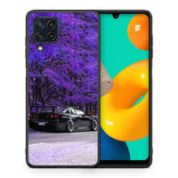Thumbnail for Θήκη Αγίου Βαλεντίνου Samsung M32 4G Super Car από τη Smartfits με σχέδιο στο πίσω μέρος και μαύρο περίβλημα | Samsung M32 4G Super Car case with colorful back and black bezels