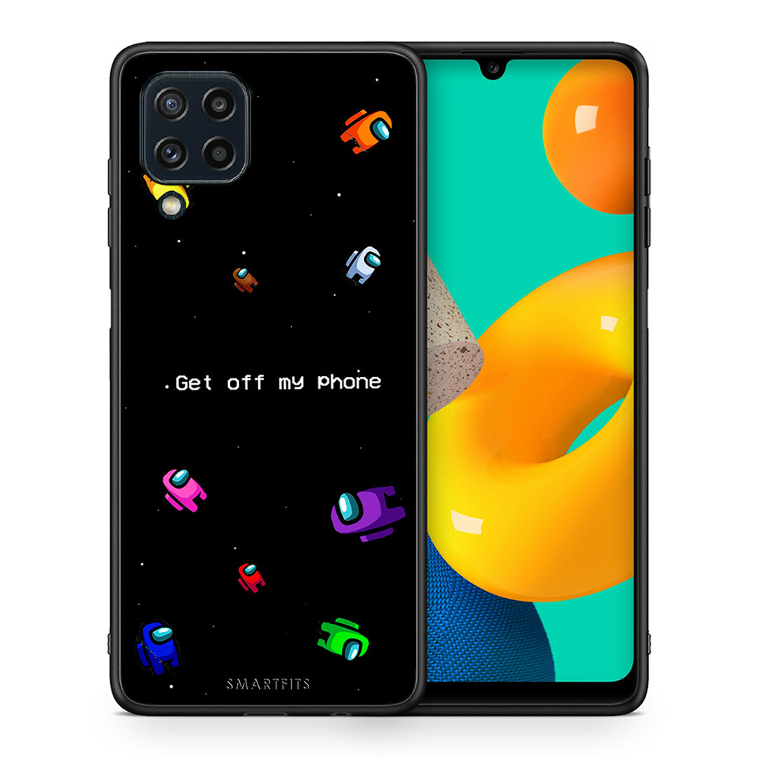 Θήκη Samsung M32 4G AFK Text από τη Smartfits με σχέδιο στο πίσω μέρος και μαύρο περίβλημα | Samsung M32 4G AFK Text case with colorful back and black bezels