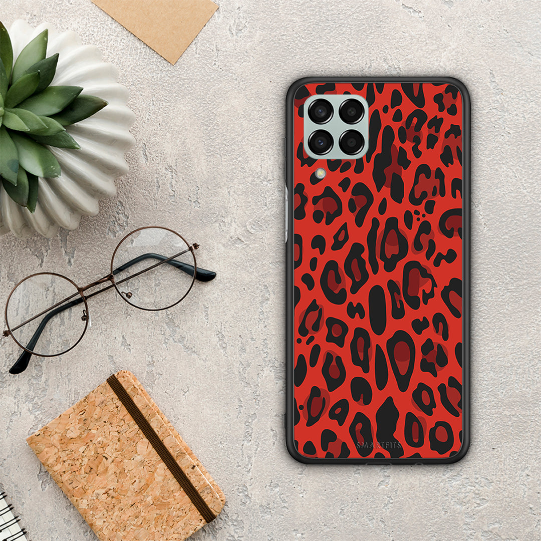 Animal Red Leopard - Samsung Galaxy M33 case