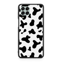 Thumbnail for Samsung M33 Cow Print θήκη από τη Smartfits με σχέδιο στο πίσω μέρος και μαύρο περίβλημα | Smartphone case with colorful back and black bezels by Smartfits