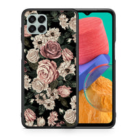 Thumbnail for Θήκη Samsung M33 Wild Roses Flower από τη Smartfits με σχέδιο στο πίσω μέρος και μαύρο περίβλημα | Samsung M33 Wild Roses Flower case with colorful back and black bezels