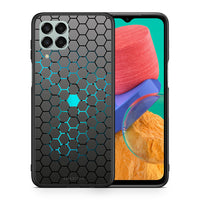 Thumbnail for Θήκη Samsung M33 Hexagonal Geometric από τη Smartfits με σχέδιο στο πίσω μέρος και μαύρο περίβλημα | Samsung M33 Hexagonal Geometric case with colorful back and black bezels