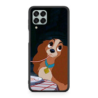 Thumbnail for Samsung M33 Lady And Tramp 2 Θήκη Αγίου Βαλεντίνου από τη Smartfits με σχέδιο στο πίσω μέρος και μαύρο περίβλημα | Smartphone case with colorful back and black bezels by Smartfits