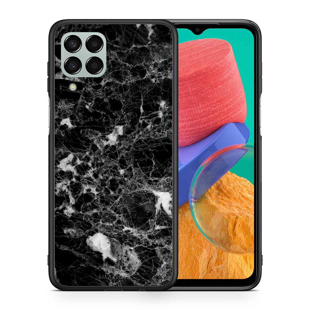 Θήκη Samsung M33 Male Marble από τη Smartfits με σχέδιο στο πίσω μέρος και μαύρο περίβλημα | Samsung M33 Male Marble case with colorful back and black bezels
