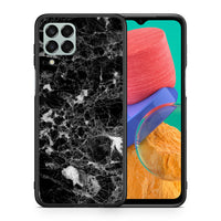 Thumbnail for Θήκη Samsung M33 Male Marble από τη Smartfits με σχέδιο στο πίσω μέρος και μαύρο περίβλημα | Samsung M33 Male Marble case with colorful back and black bezels