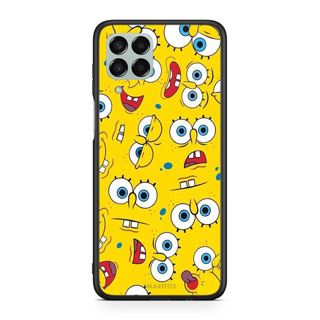 4 - Samsung M33 Sponge PopArt case, cover, bumper