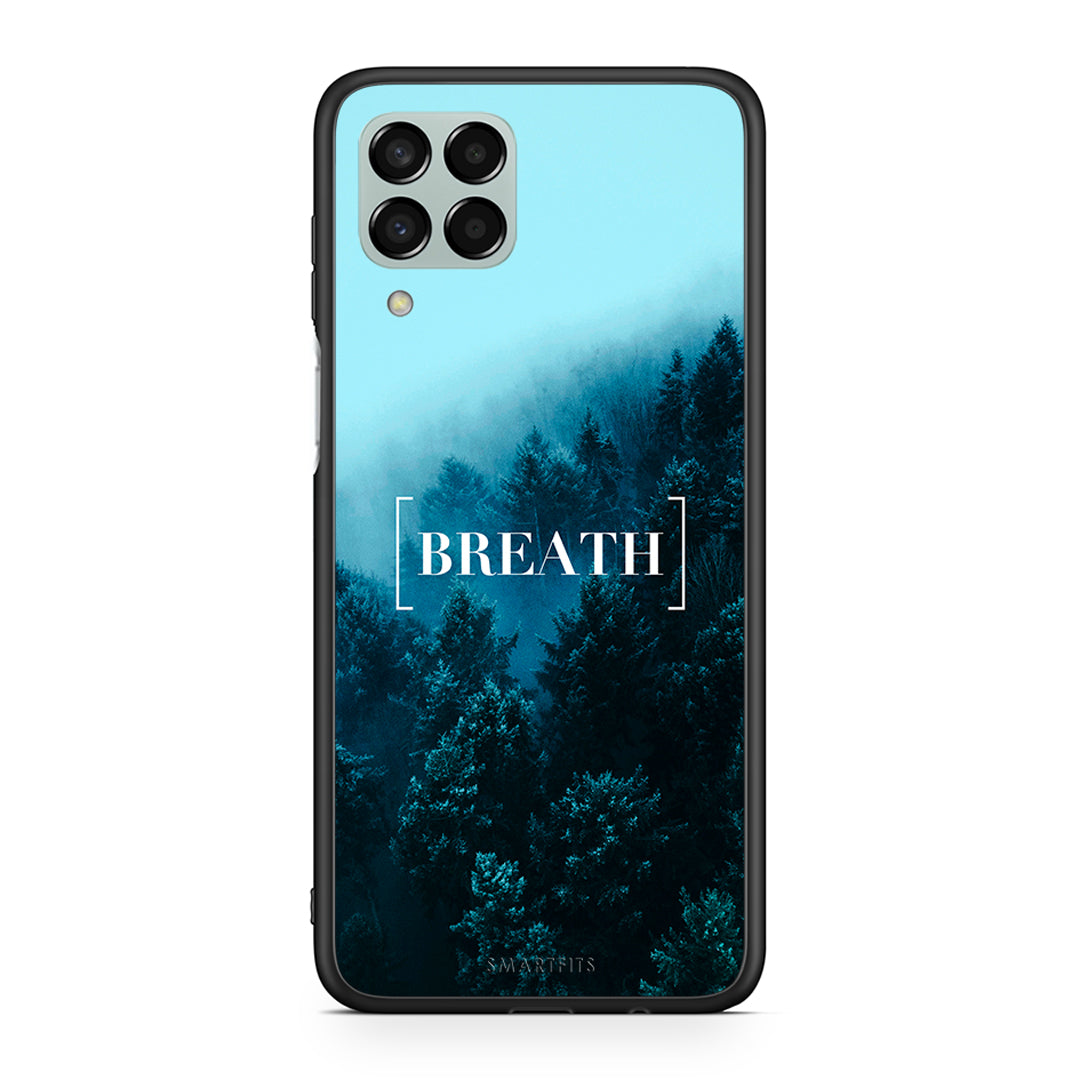 4 - Samsung M33 Breath Quote case, cover, bumper