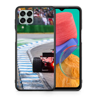 Thumbnail for Θήκη Samsung M33 Racing Vibes από τη Smartfits με σχέδιο στο πίσω μέρος και μαύρο περίβλημα | Samsung M33 Racing Vibes case with colorful back and black bezels