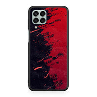 Thumbnail for Samsung M33 Red Paint Θήκη Αγίου Βαλεντίνου από τη Smartfits με σχέδιο στο πίσω μέρος και μαύρο περίβλημα | Smartphone case with colorful back and black bezels by Smartfits