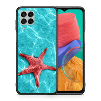 Thumbnail for Θήκη Samsung M33 Red Starfish από τη Smartfits με σχέδιο στο πίσω μέρος και μαύρο περίβλημα | Samsung M33 Red Starfish case with colorful back and black bezels