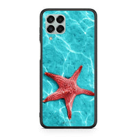 Thumbnail for Samsung M33 Red Starfish Θήκη από τη Smartfits με σχέδιο στο πίσω μέρος και μαύρο περίβλημα | Smartphone case with colorful back and black bezels by Smartfits