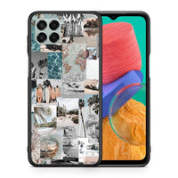 Thumbnail for Θήκη Samsung M33 Retro Beach Life από τη Smartfits με σχέδιο στο πίσω μέρος και μαύρο περίβλημα | Samsung M33 Retro Beach Life case with colorful back and black bezels