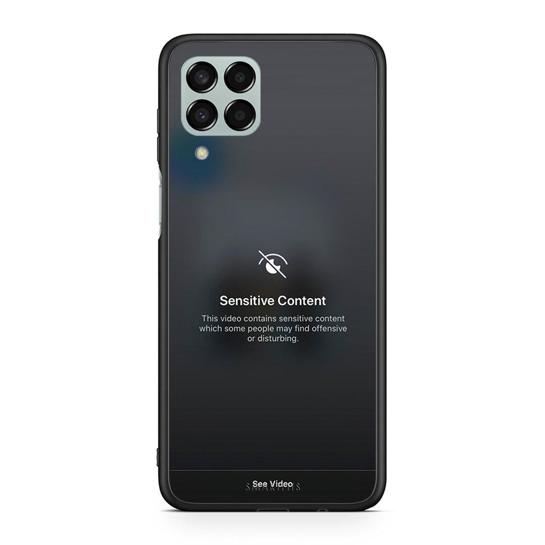Samsung M33 Sensitive Content θήκη από τη Smartfits με σχέδιο στο πίσω μέρος και μαύρο περίβλημα | Smartphone case with colorful back and black bezels by Smartfits