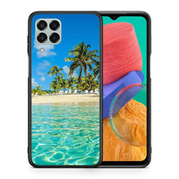 Thumbnail for Θήκη Samsung M33 Tropical Vibes από τη Smartfits με σχέδιο στο πίσω μέρος και μαύρο περίβλημα | Samsung M33 Tropical Vibes case with colorful back and black bezels