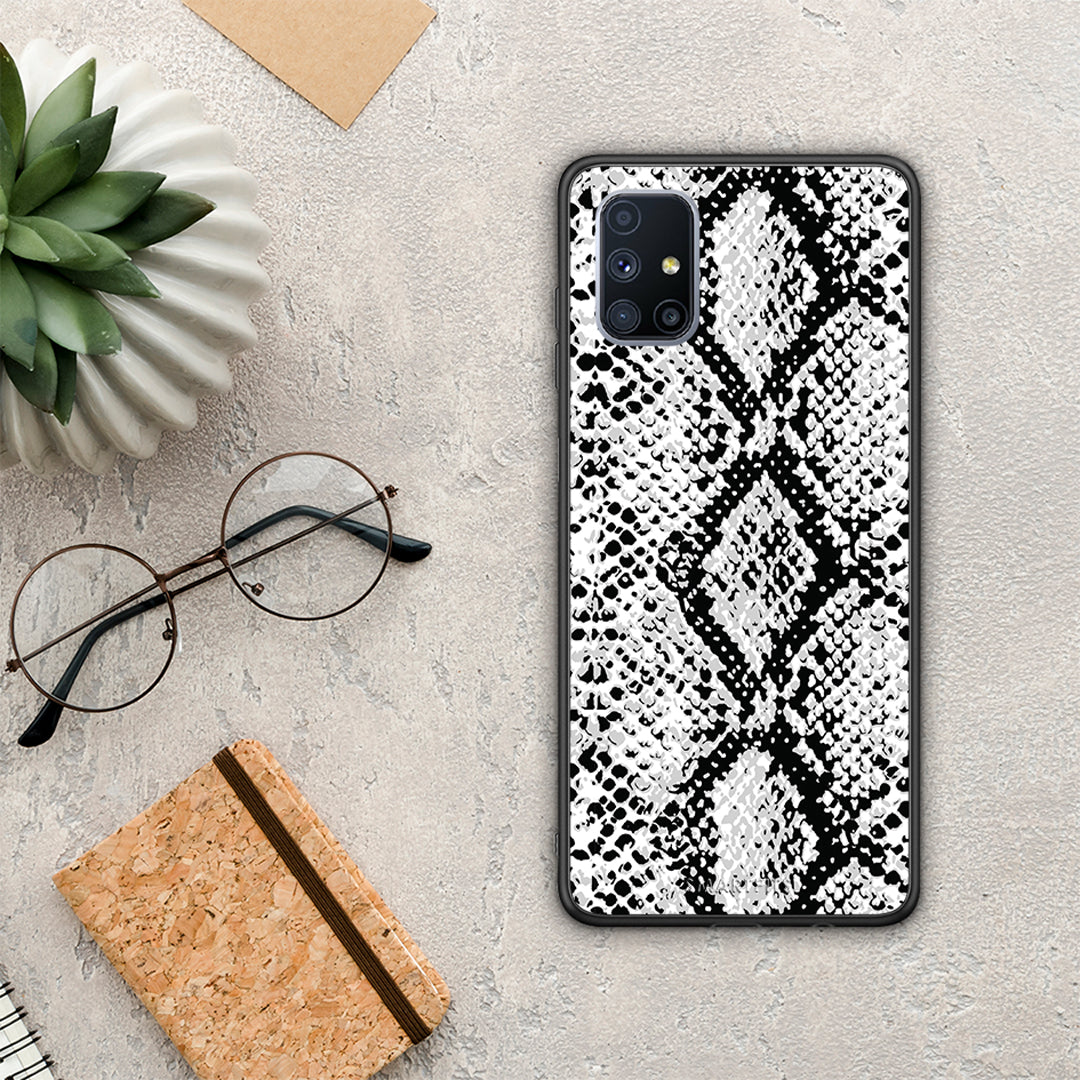 Animal White Snake - Samsung Galaxy M51 case