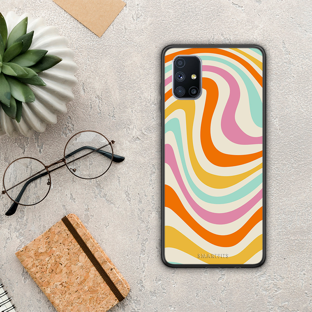 Colorful Waves - Samsung Galaxy M51 case