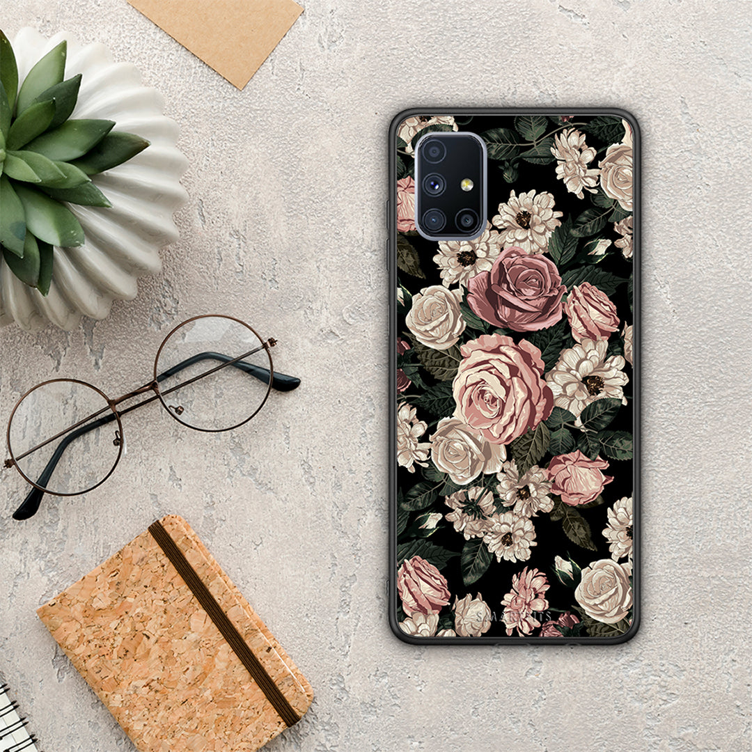 Flower Wild Roses - Samsung Galaxy M51 case