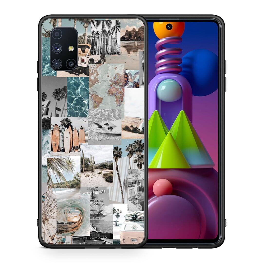 Θήκη Samsung Galaxy M51 Retro Beach Life από τη Smartfits με σχέδιο στο πίσω μέρος και μαύρο περίβλημα | Samsung Galaxy M51 Retro Beach Life case with colorful back and black bezels