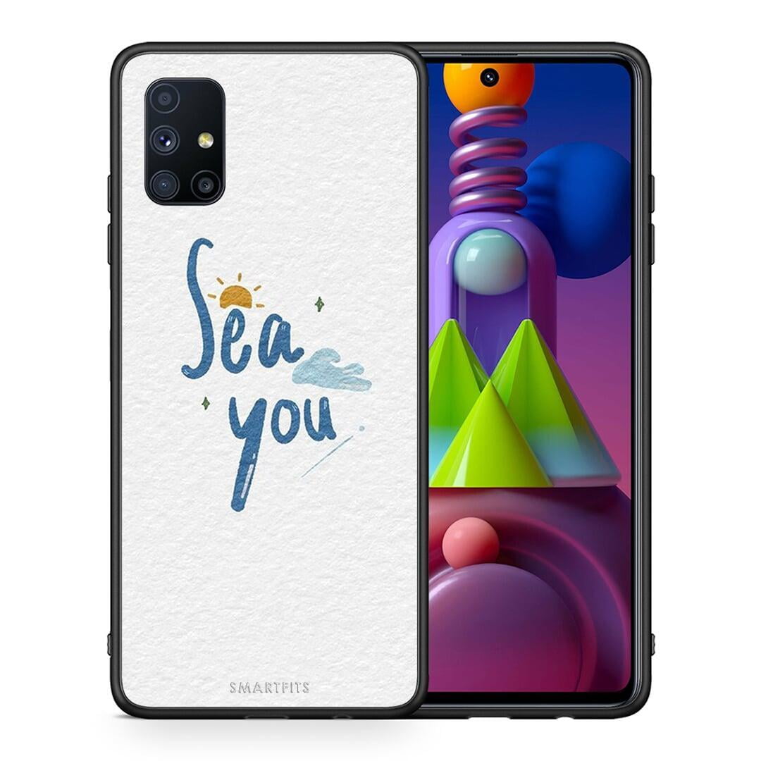 Θήκη Samsung Galaxy M51 Sea You από τη Smartfits με σχέδιο στο πίσω μέρος και μαύρο περίβλημα | Samsung Galaxy M51 Sea You case with colorful back and black bezels