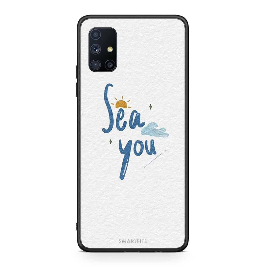 Θήκη Samsung Galaxy M51 Sea You από τη Smartfits με σχέδιο στο πίσω μέρος και μαύρο περίβλημα | Samsung Galaxy M51 Sea You case with colorful back and black bezels