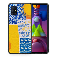 Thumbnail for Θήκη Samsung Galaxy M51 Sunset Memories από τη Smartfits με σχέδιο στο πίσω μέρος και μαύρο περίβλημα | Samsung Galaxy M51 Sunset Memories case with colorful back and black bezels