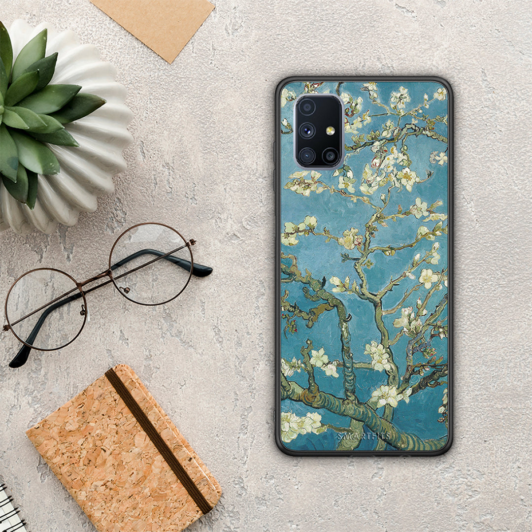 White Blossoms - Samsung Galaxy M51 case