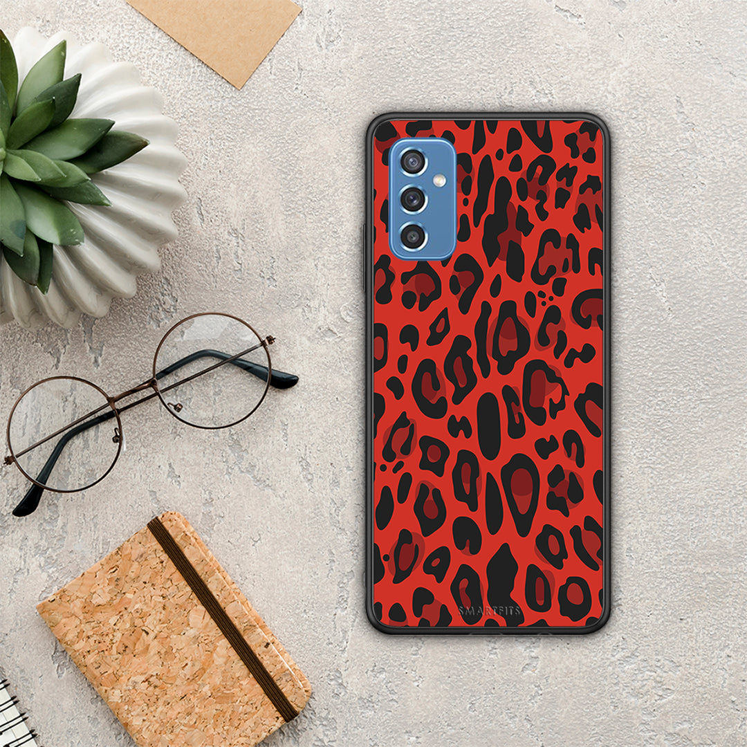 Animal Red Leopard - Samsung Galaxy M52 5G case