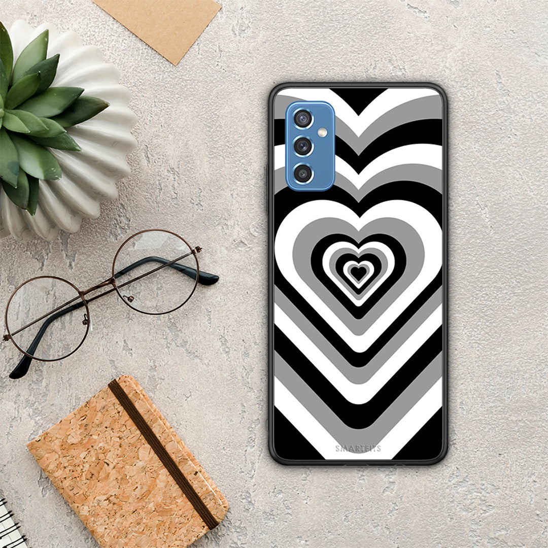 Black Hearts - Samsung Galaxy M52 5G case