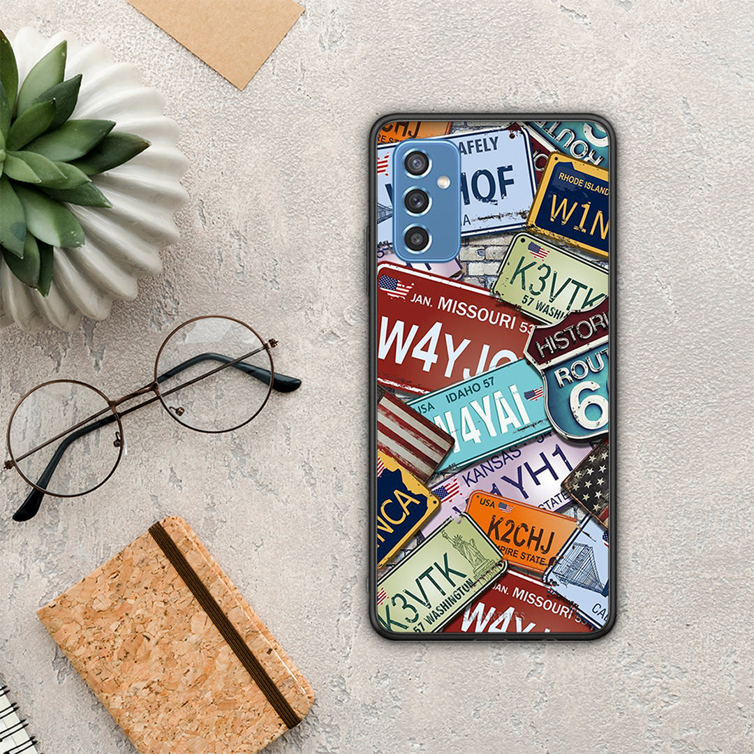 Car Plates - Samsung Galaxy M52 5G case