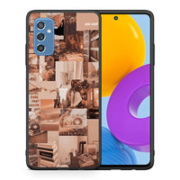 Thumbnail for Θήκη Αγίου Βαλεντίνου Samsung M52 5G Collage You Can από τη Smartfits με σχέδιο στο πίσω μέρος και μαύρο περίβλημα | Samsung M52 5G Collage You Can case with colorful back and black bezels