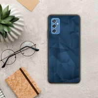Thumbnail for Geometric Blue Abstract - Samsung Galaxy M52 5G case