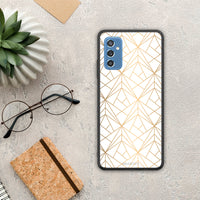 Thumbnail for Geometric Luxury White - Samsung Galaxy M52 5G case