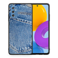 Thumbnail for Θήκη Samsung M52 5G Jeans Pocket από τη Smartfits με σχέδιο στο πίσω μέρος και μαύρο περίβλημα | Samsung M52 5G Jeans Pocket case with colorful back and black bezels