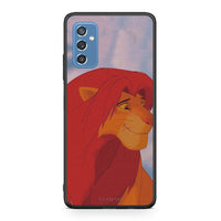 Thumbnail for Samsung M52 5G Lion Love 1 Θήκη Αγίου Βαλεντίνου από τη Smartfits με σχέδιο στο πίσω μέρος και μαύρο περίβλημα | Smartphone case with colorful back and black bezels by Smartfits
