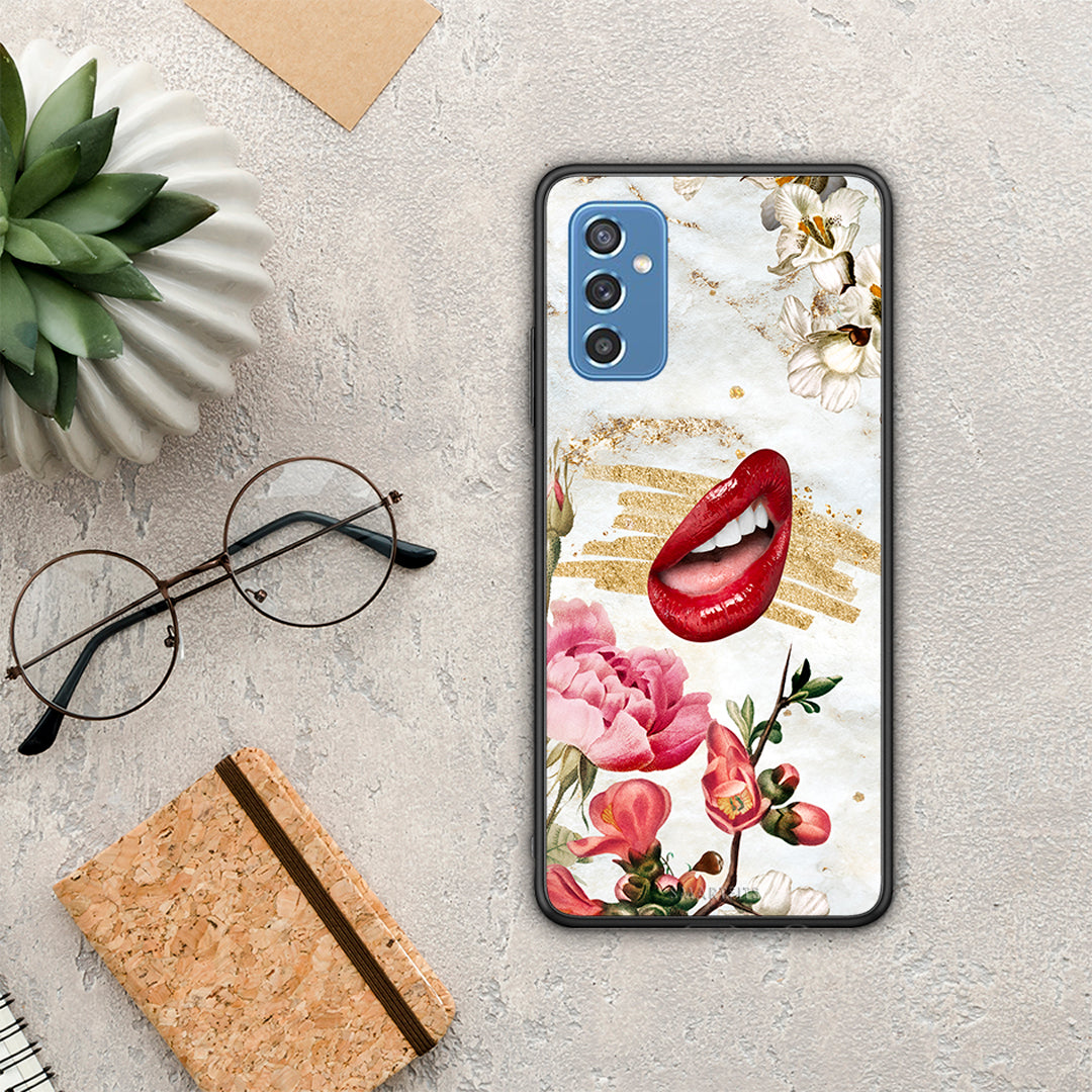Red Lips - Samsung Galaxy M52 5G case