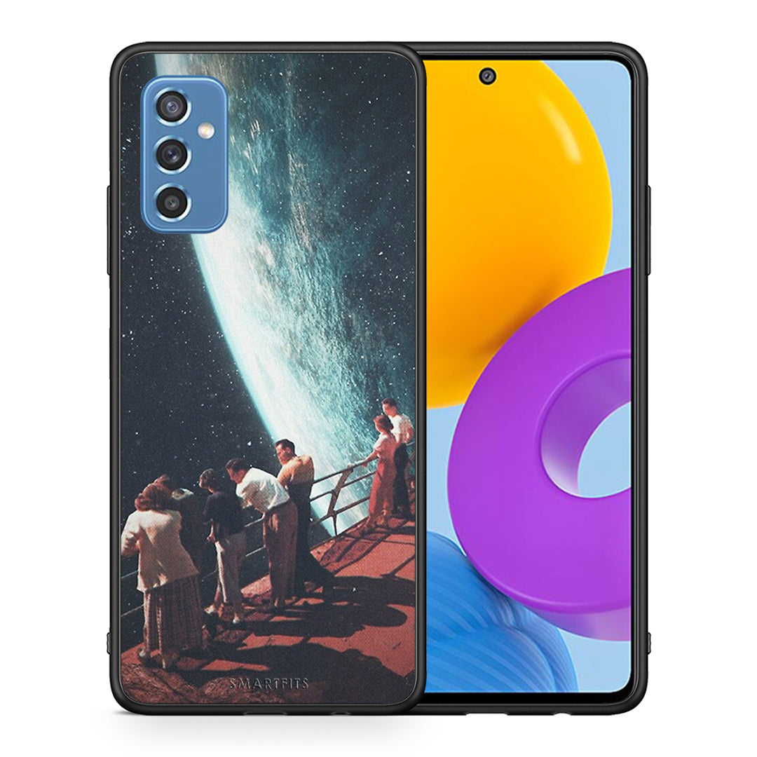 Θήκη Samsung M52 5G Surreal View από τη Smartfits με σχέδιο στο πίσω μέρος και μαύρο περίβλημα | Samsung M52 5G Surreal View case with colorful back and black bezels