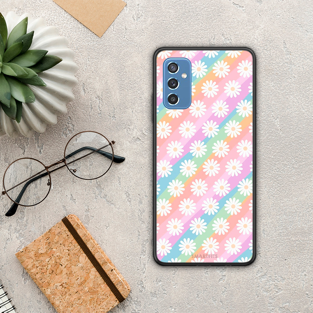 White Daisies - Samsung Galaxy M52 5G case