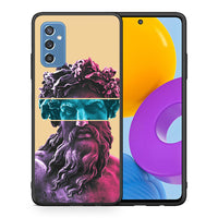 Thumbnail for Θήκη Αγίου Βαλεντίνου Samsung M52 5G Zeus Art από τη Smartfits με σχέδιο στο πίσω μέρος και μαύρο περίβλημα | Samsung M52 5G Zeus Art case with colorful back and black bezels