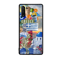 Thumbnail for Samsung Note 10 All Greek Θήκη από τη Smartfits με σχέδιο στο πίσω μέρος και μαύρο περίβλημα | Smartphone case with colorful back and black bezels by Smartfits