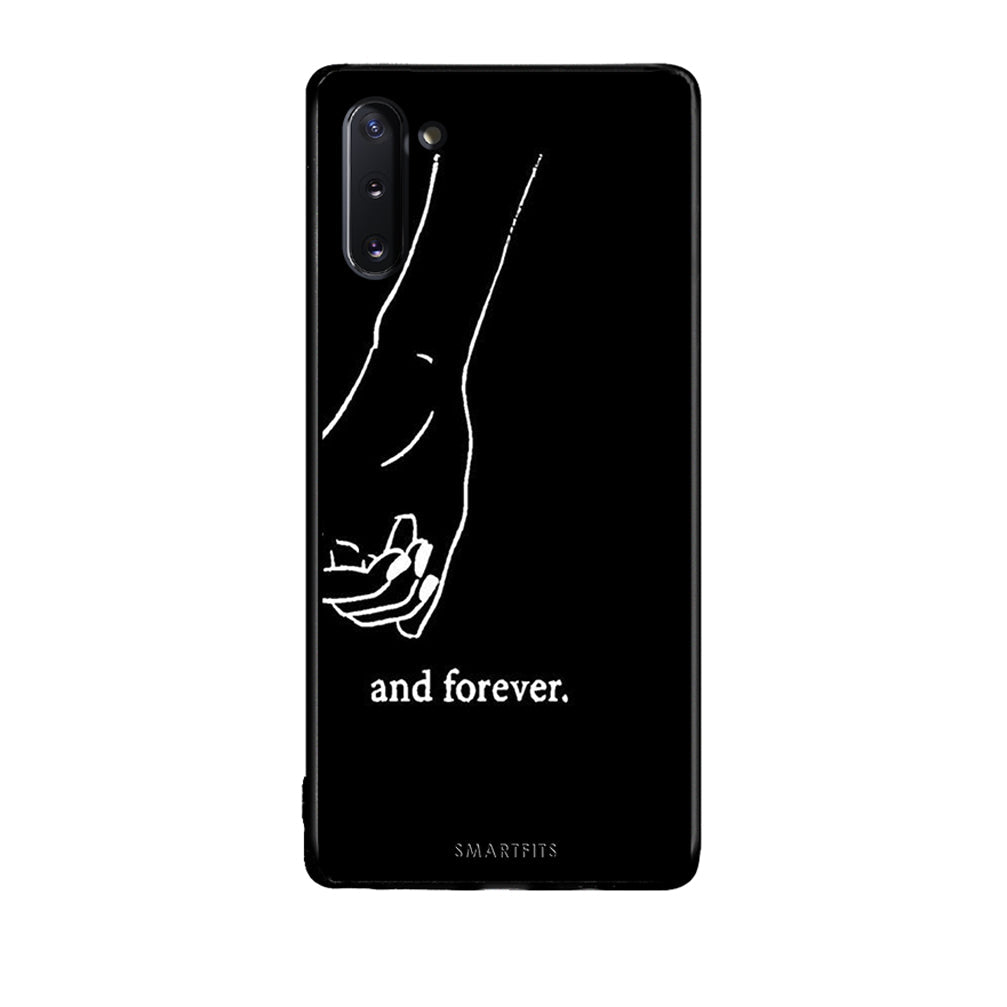 Samsung Note 10 Always & Forever 2 Θήκη Αγίου Βαλεντίνου από τη Smartfits με σχέδιο στο πίσω μέρος και μαύρο περίβλημα | Smartphone case with colorful back and black bezels by Smartfits