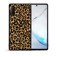 Thumbnail for Θήκη Samsung Note 10 Leopard Animal από τη Smartfits με σχέδιο στο πίσω μέρος και μαύρο περίβλημα | Samsung Note 10 Leopard Animal case with colorful back and black bezels