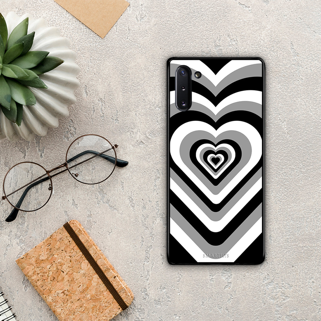 Black Hearts - Samsung Galaxy Note 10 Case