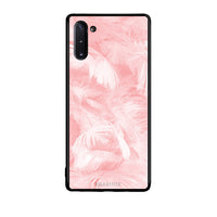 Thumbnail for 33 - Samsung Note 10  Pink Feather Boho case, cover, bumper