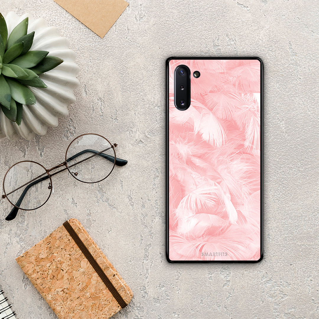 Boho Pink Feather - Samsung Galaxy Note 10 case