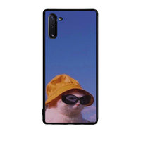 Thumbnail for Samsung Note 10 Cat Diva θήκη από τη Smartfits με σχέδιο στο πίσω μέρος και μαύρο περίβλημα | Smartphone case with colorful back and black bezels by Smartfits