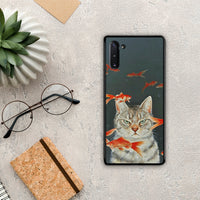 Thumbnail for Cat Goldfish - Samsung Galaxy Note 10 case