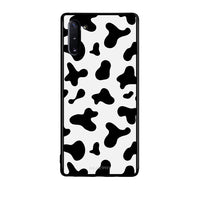 Thumbnail for Samsung Note 10 Cow Print θήκη από τη Smartfits με σχέδιο στο πίσω μέρος και μαύρο περίβλημα | Smartphone case with colorful back and black bezels by Smartfits