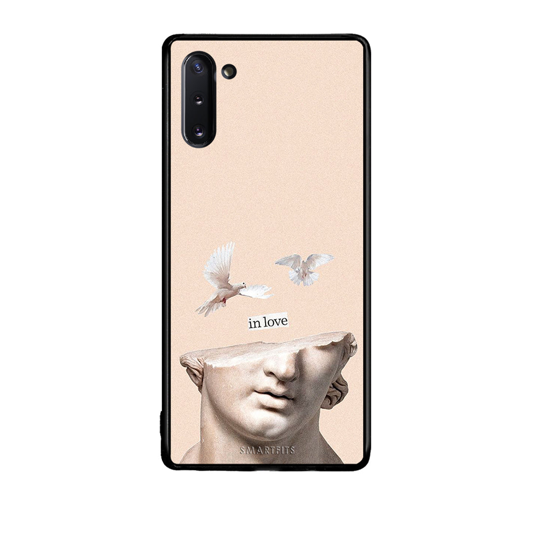 Samsung Note 10 In Love θήκη από τη Smartfits με σχέδιο στο πίσω μέρος και μαύρο περίβλημα | Smartphone case with colorful back and black bezels by Smartfits